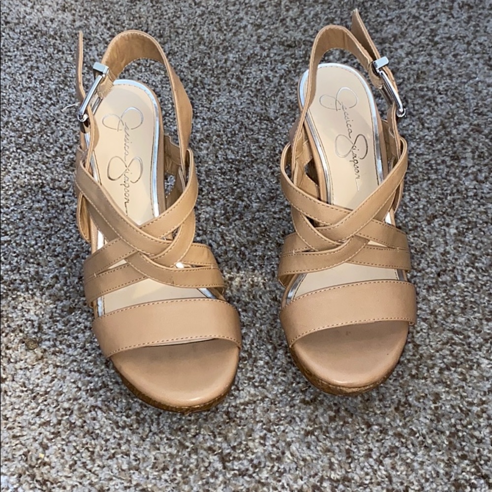 Jessica Simpson wedge heels